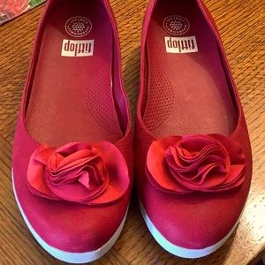 Red Fitflop flats